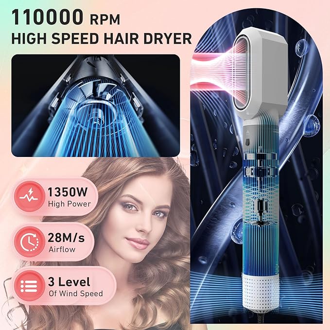 6 in 1 Hair Dryer Brush - Image 4