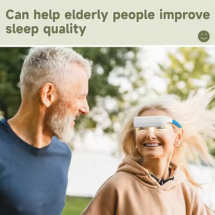 Blue White Led Light Pressure Sad Therapy Glasses - Image 4