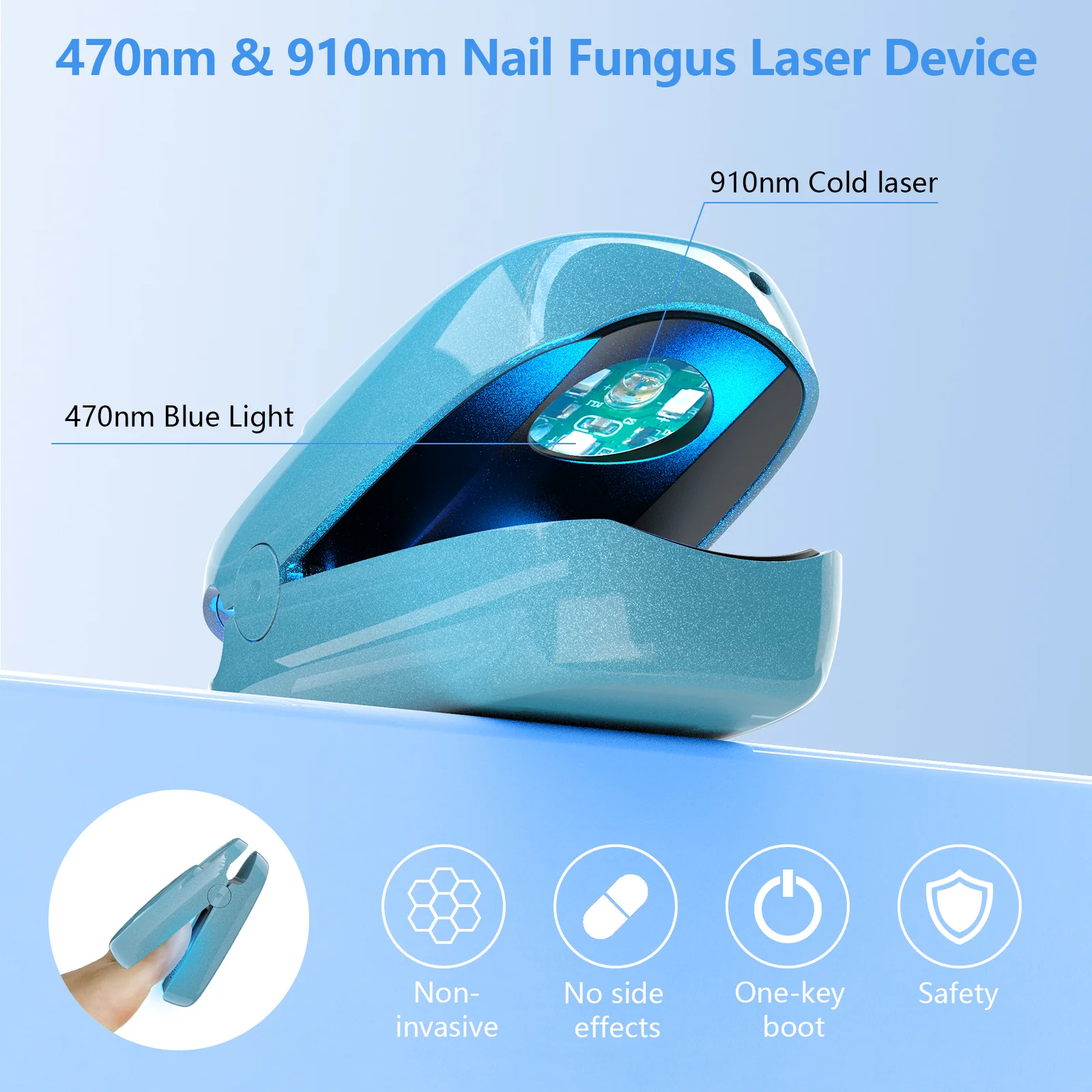 FDA Cleared Portable Laser Therapy Nail Cleaning Device - Image 4