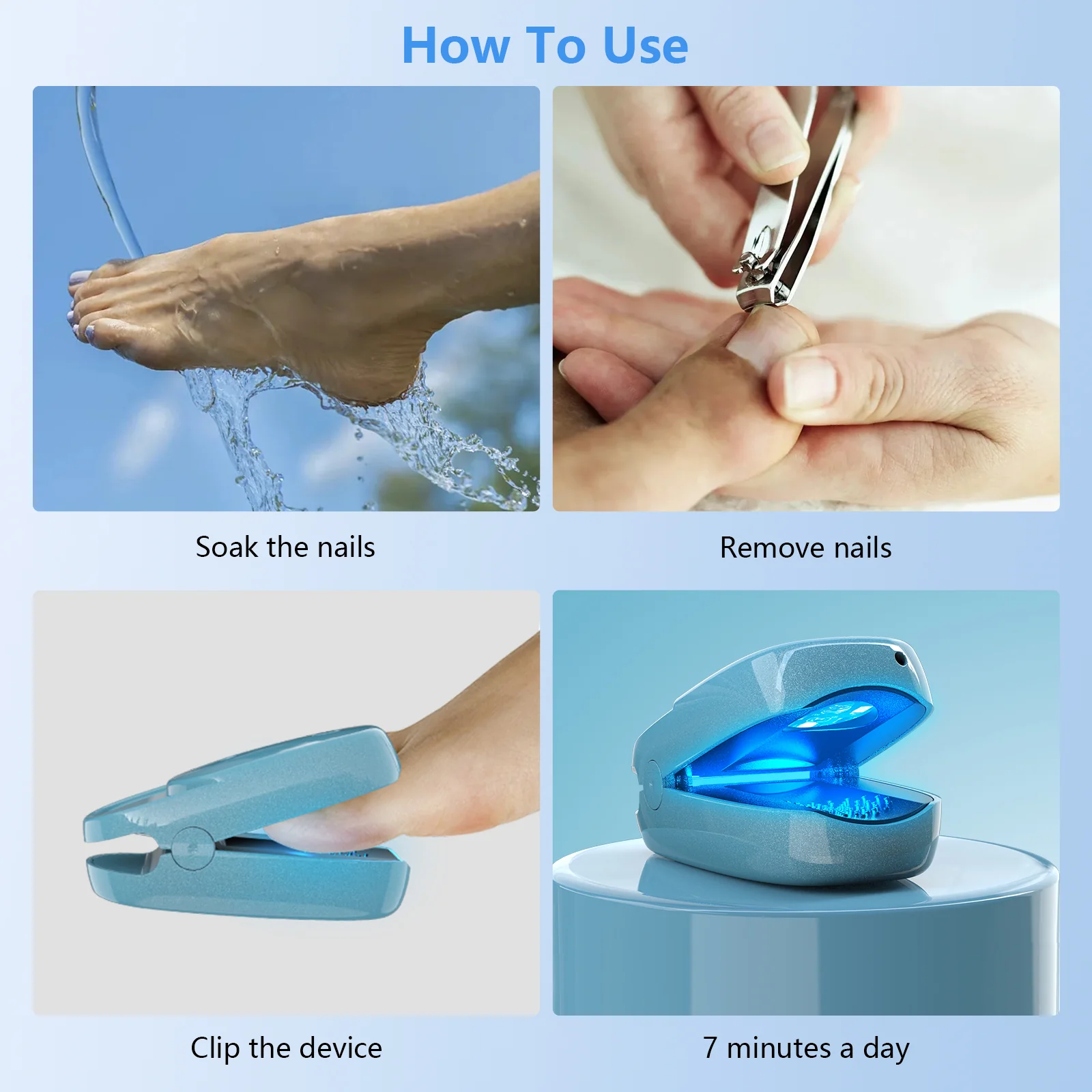 FDA Cleared Portable Laser Therapy Nail Cleaning Device - Image 5
