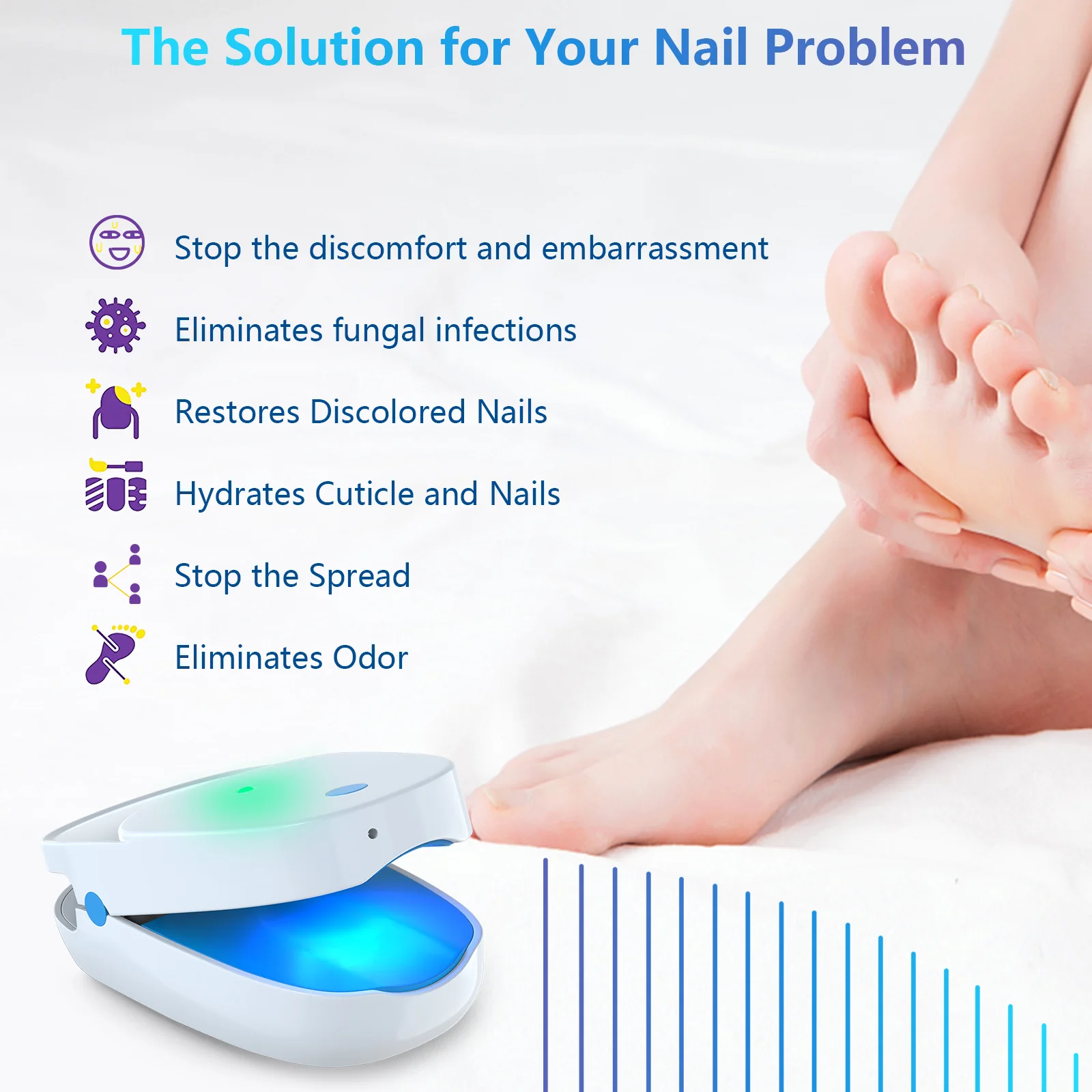 FDA Cleared Portable Laser Therapy Nail Cleaning Device - Image 5