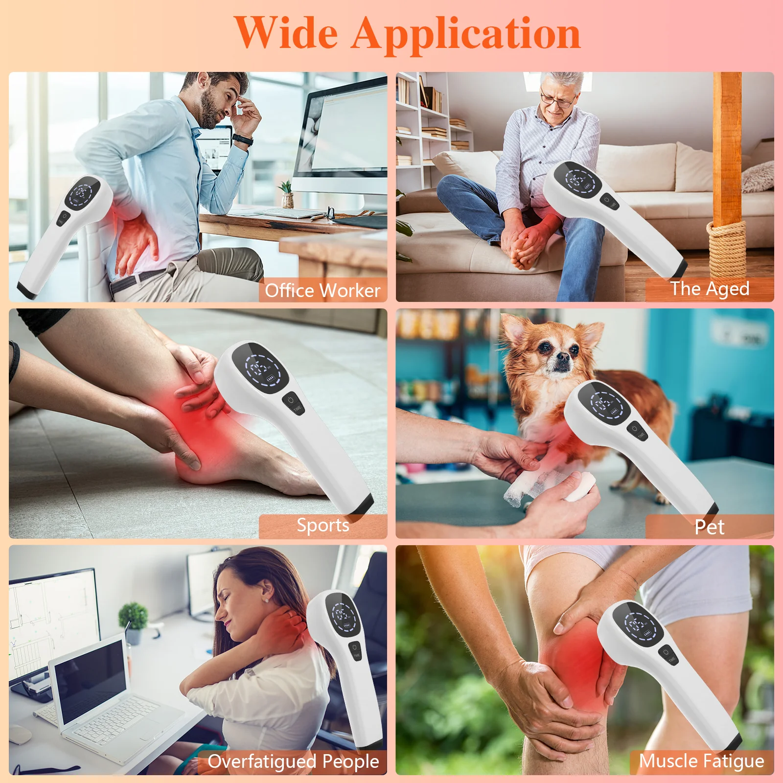 KTS® Cold Laser Therapy Device for Muscle Reliever(Premium Version) - Image 9