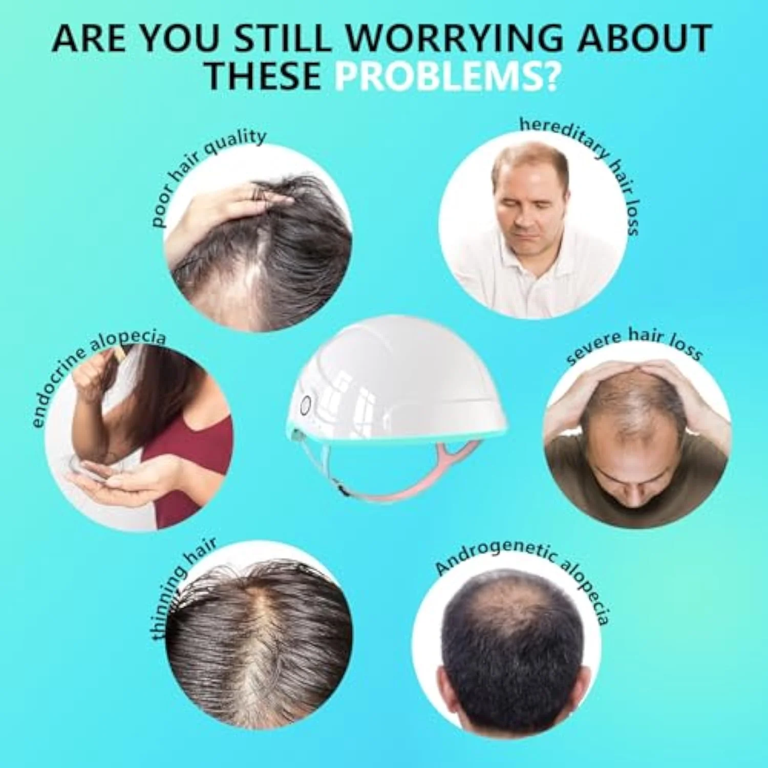 Red Light Helmet For Hair Regrowth（Cordless Device） - Image 5