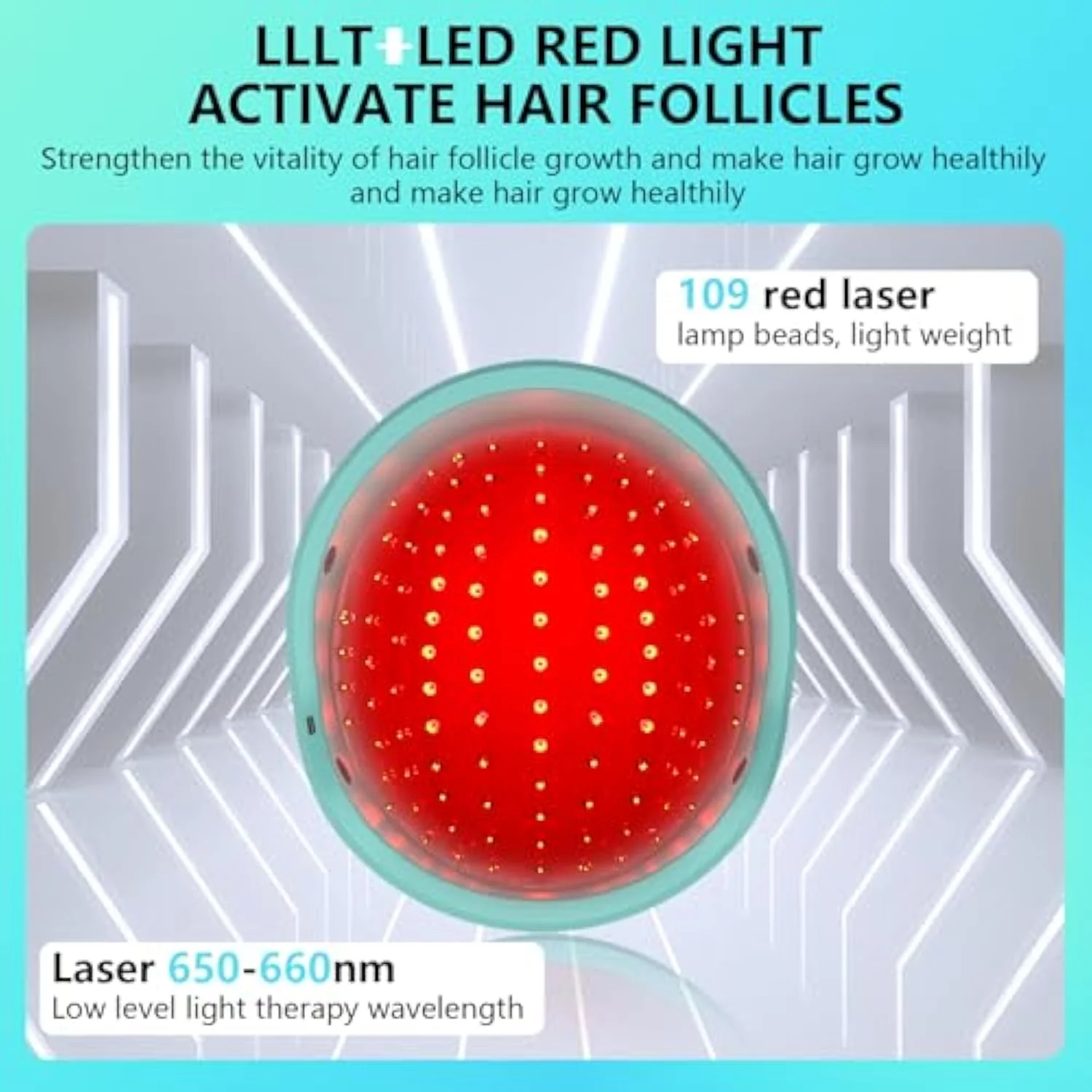 Red Light Helmet For Hair Regrowth（Cordless Device） - Image 7