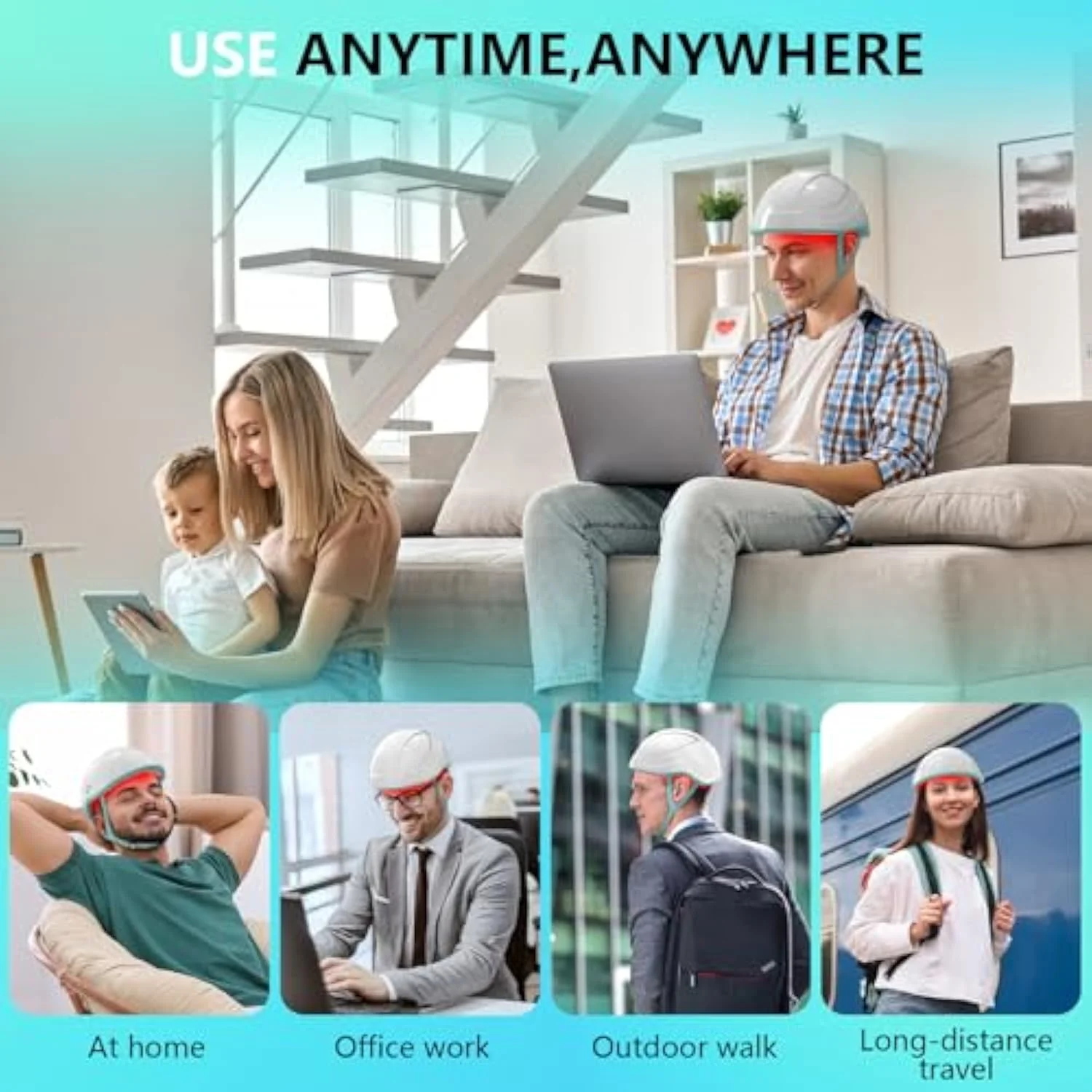 Red Light Helmet For Hair Regrowth（Cordless Device） - Image 8