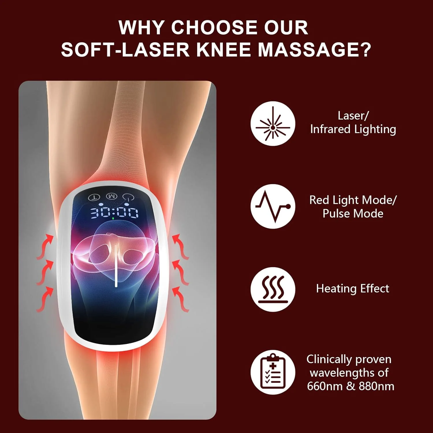 KTS® Laser Therapy Pain Relief Massager x2 Pieces - Image 3