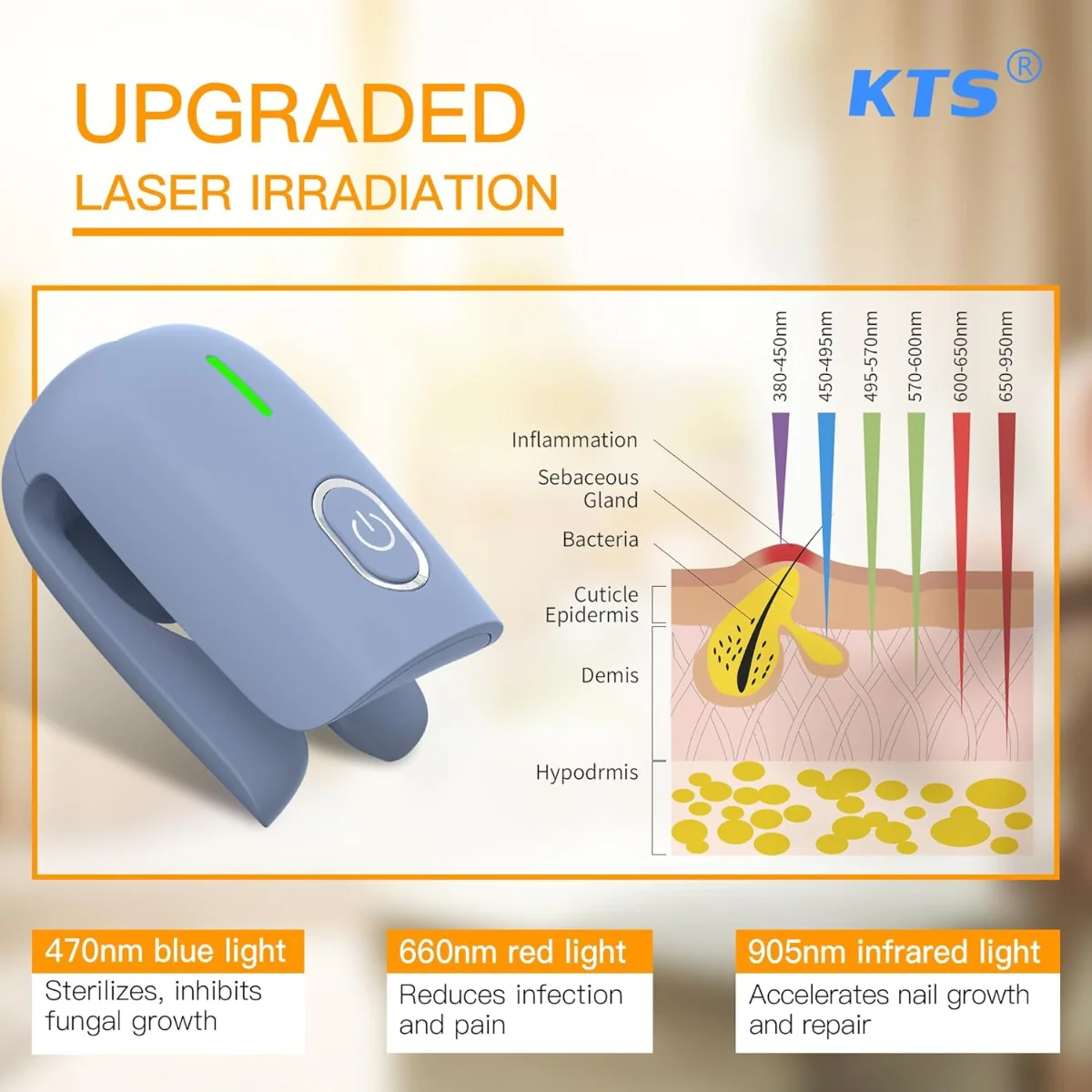 KTS Fungal Nail Treatment Device - Image 3
